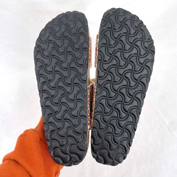 Birkenstock Sydney Sandal Copper Pebble Metallic Stones Suede Lined EU 37 | US 6 - Picture 8 of 8